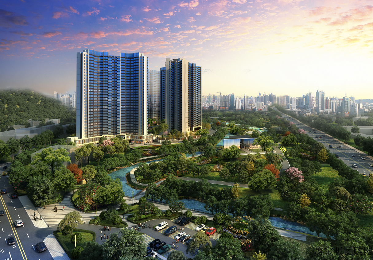 深圳市龙华【中森公园华府】71~126㎡双公园臻稀物业 - 房宝贝团购网